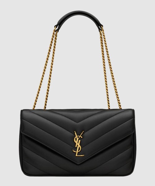 [SAINT LAURENT-생로랑]matelassé 램스킨 소재의 loulou 미디엄백 801439