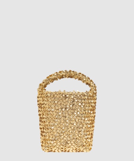 [BOTTEGA-보테가베네타]레더 스몰 버킷백 762587