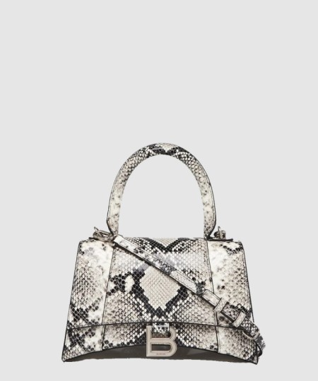 [BALENCIAGA-발렌시아가]뱀피 엠보 가죽 모래시계 클러치 564796