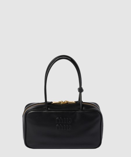 [MIUMIU-미우미우]보 가죽 탑 핸들백 5BB172