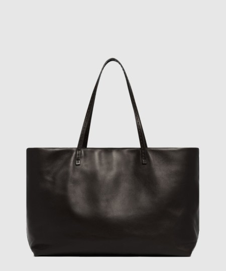 [THE ROW-더로우]뉘앙스 블랙 레더 토트백 W1727L