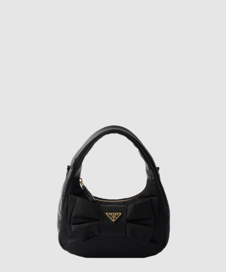 [PRADA-프라다]보우 리나일론 나파 가죽 1BC241