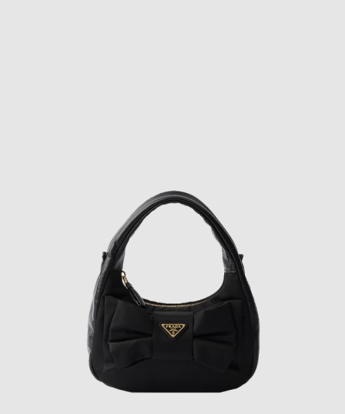 [PRADA-프라다]보우 리나일론 나파 가죽 1BC241
