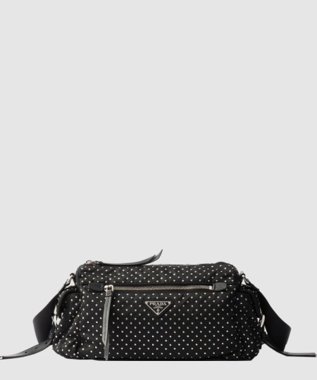 [PRADA-프라다]스터드 장식 리나일론백 1BC236