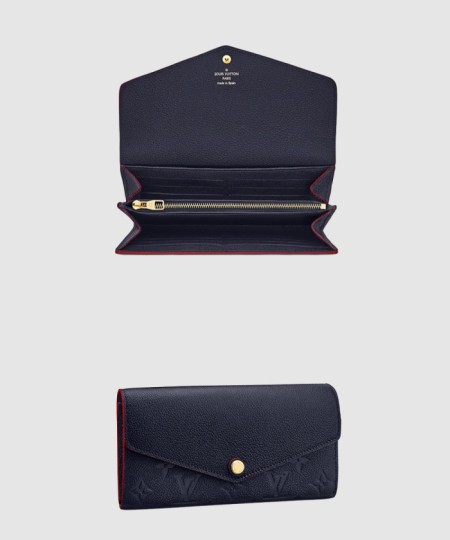 [LOUIS VUITTON-루이비통]사라 월릿 모노그램 앙프렝뜨 장지갑 M62125