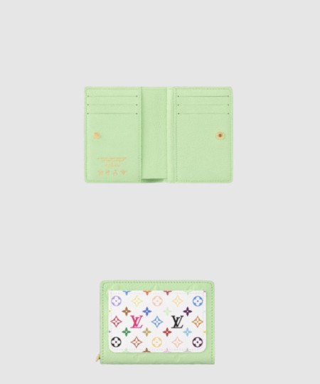 [LOUIS VUITTON-루이비통]메탈 하드웨어 소가죽 지갑 M13619