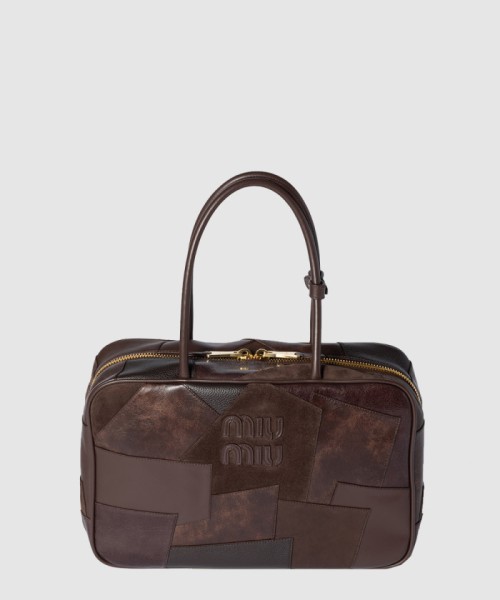 [MIUMIU-미우미우]가죽 패치워크 보백 5BB117