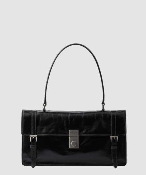 [PRADA-프라다]미디엄 가죽 핸드백 1BN026
