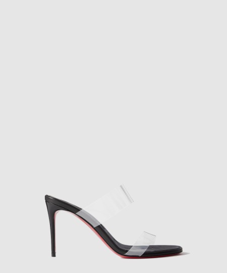 [LOUBOUTIN-루부탱]저스트 루비 85 PVC 뮬 1231055