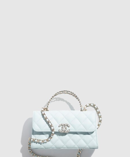 [CHANEL-샤넬]체인 플랩 폰 홀더 AP3238