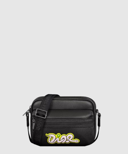 [DIOR-디올]Rider 2.0 KAWS 미니 지퍼 메신저백 2ESWS