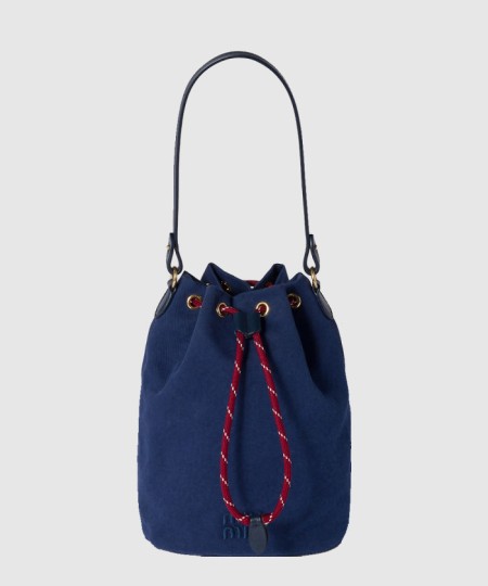 [MIUMIU-미우미우]개버딘 파우치 5NR038