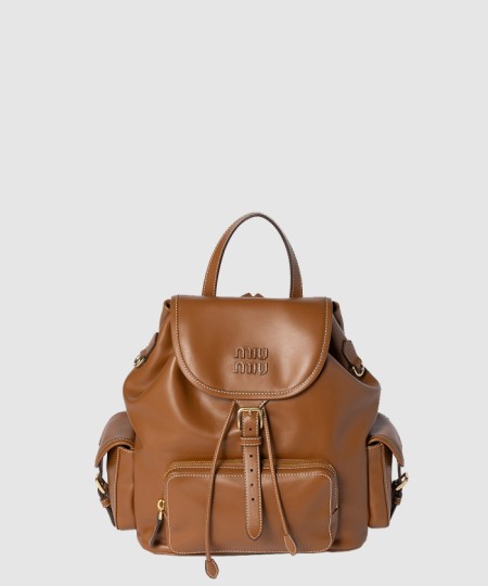 [MIUMIU-미우미우]캔버스 및 가죽 백팩 5BZ042