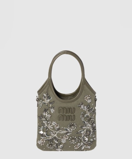 [MIUMIU-미우미우]아이비 자수 가바딘백 5BA281