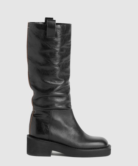 [MARGIELA-마르지엘라]무릎 높은 부츠 T8013