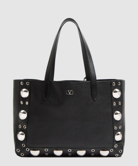 [VALENTINO-발렌티노]가라바니 넬코트 그레인 카프스킨 미디엄 쇼퍼백