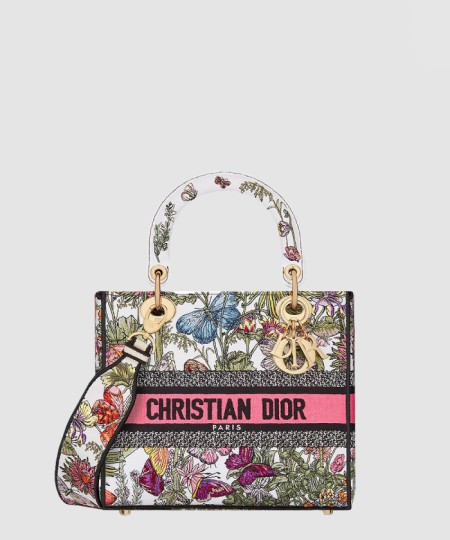 [DIOR-디올]레이디백 램스킨 미듐 M0565