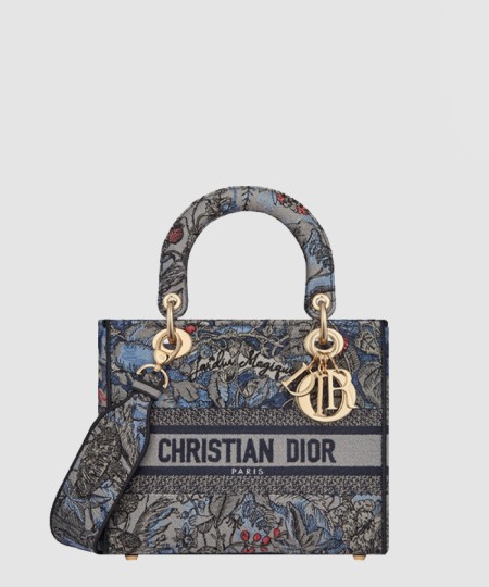 [DIOR-디올]레이디백 램스킨 미듐 M0565