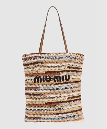 [MIUMIU-미우미우]크로셰 토트백 5BG248