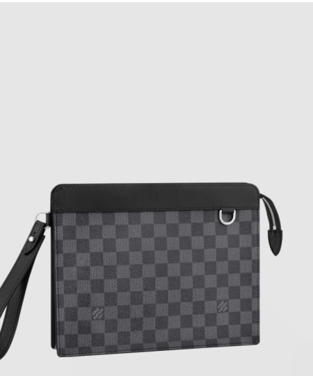 [LOUIS VUITTON-루이비통]스탠딩 파우치 다미에 그라파이트 N64612