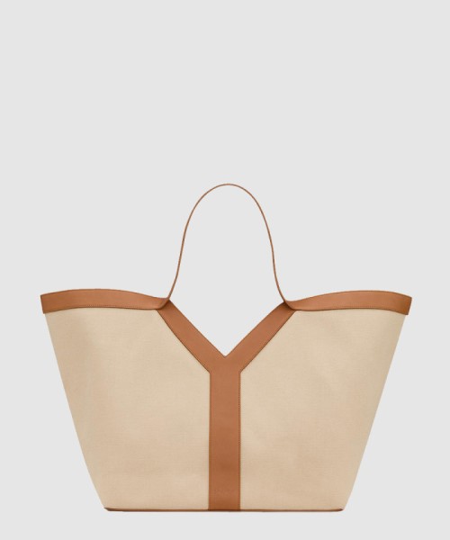 [SAINT LAURENT-생로랑]캔버스와 가죽 소재의 y 토트 817602