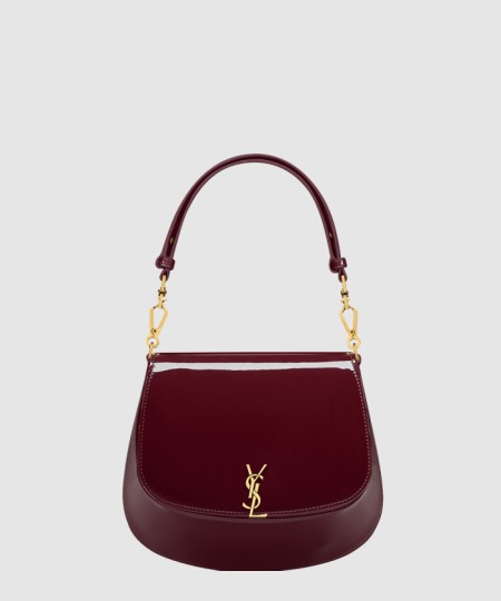 [SAINT LAURENT-생로랑]페이턴트 가죽 소재의 voltaire top handle 800846