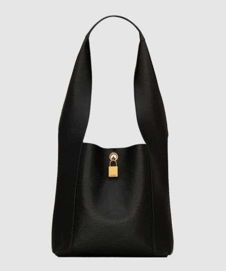 [SAINT LAURENT-생로랑]탠저 Tanger 패드락 팬던트 레더 숄더백 773686