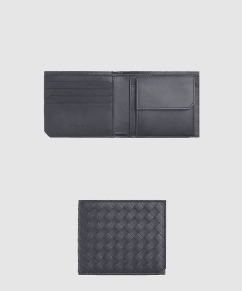 [BOTTEGA-보테가베네타]동전 지갑을 갖춘 인트레치아토 피콜로 폴더형 지갑 805654