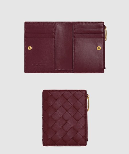[BOTTEGA-보테가베네타]스몰 인트레치아토 폴더형 지갑 742330