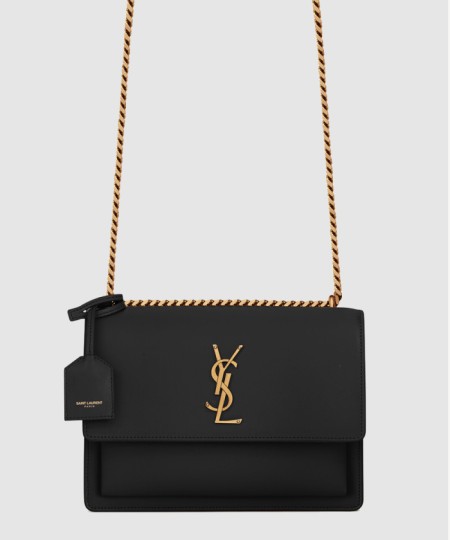 [SAINT LAURENT-생로랑]스무스 가죽 소재 sunset 미디엄 422906