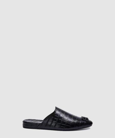 [BALENCIAGA-발렌시아가]크로커다일 패턴 BB오브제 뮬 샌들 654644