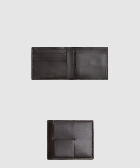 [BOTTEGA-보테가베네타]동전 지갑을 갖춘 카세트 폴더형 지갑 649605