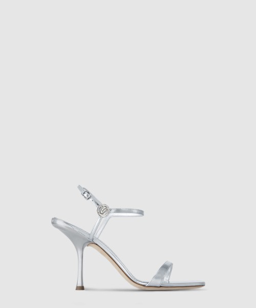 [LOUIS VUITTON-루이비통]오전 6시 하이힐 샌들 1AGWXO