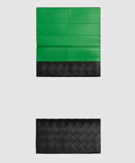 [BOTTEGA-보테가베네타]동전 지갑을 갖춘 인트레치아토 장지갑 749438