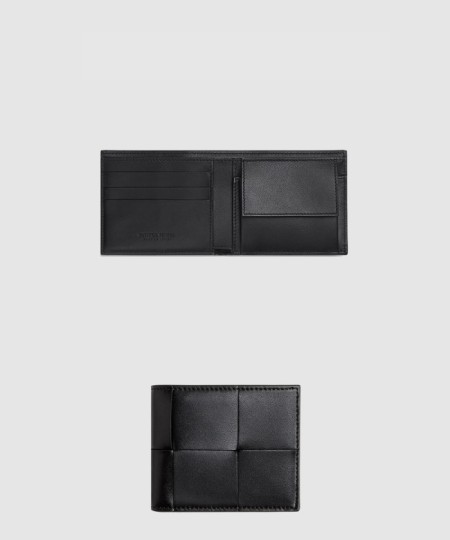 [BOTTEGA-보테가베네타]동전 지갑을 갖춘 카세트 폴더형 지갑 649605
