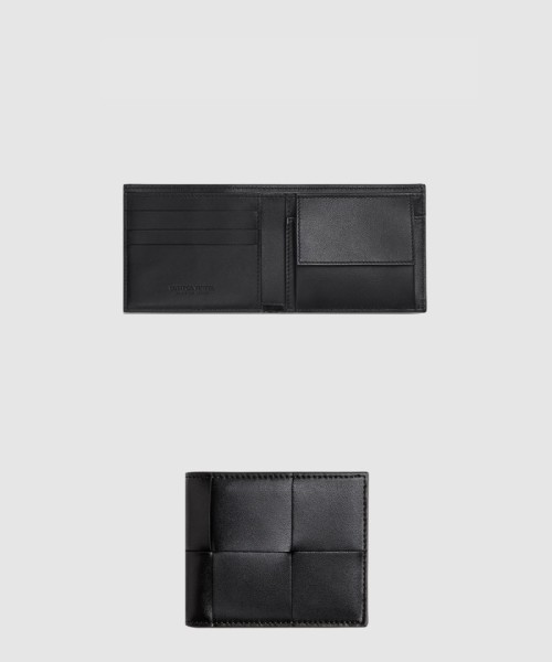 [BOTTEGA-보테가베네타]동전 지갑을 갖춘 카세트 폴더형 지갑 649605