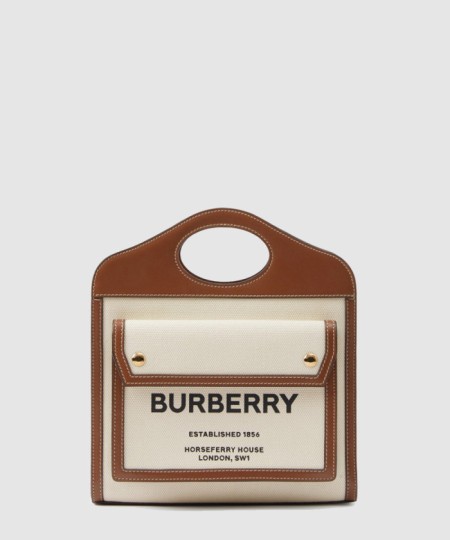 [BURBERRY-버버리]투톤 미니 포켓백 80393611