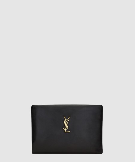 [SAINT LAURENT-생로랑]램스킨 소재의 calypso 스몰 파우치 765025