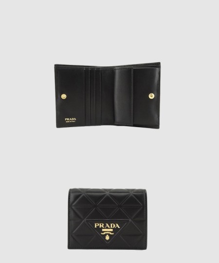 [PRADA-프라다]모노크롬 카드지갑 1M0204