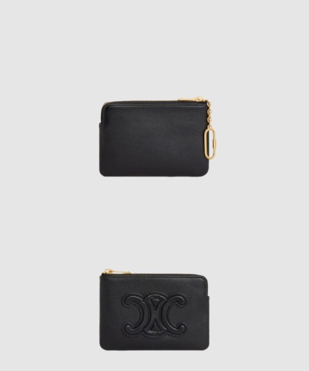 [CELINE-셀린느]트리오페 지퍼 카드 코인 지갑 10C663