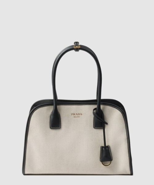[PRADA-프라다]미디움 린넨 블렌드 가죽 1BG572