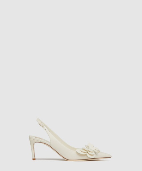 [VALENTINO-발렌티노]송아지 가죽 레이스업 펌프스