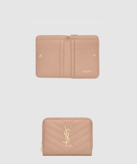 [SAINT LAURENT-생로랑]모노그램 컴팩트 반지갑 403723