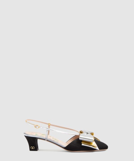 [VALENTINO-발렌티노]자카드 원단 하이힐