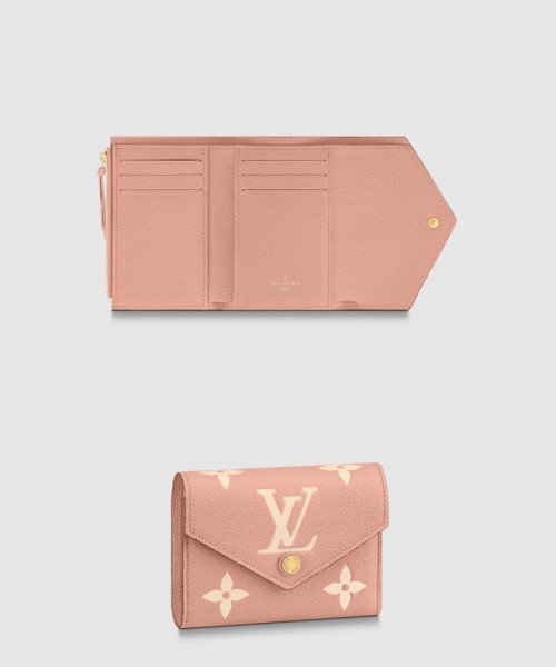 [LOUIS VUITTON-루이비통]반지갑 빅토린 월릿 모노그램 앙프렝뜨 M81728