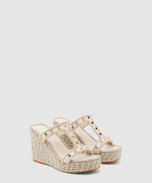 [VALENTINO-발렌티노]락스터드 웨지힐