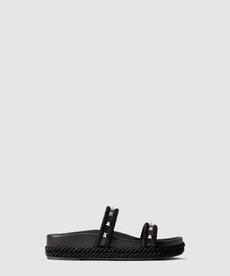 [VALENTINO-발렌티노]전기 징 마끈 꼬임 샌들