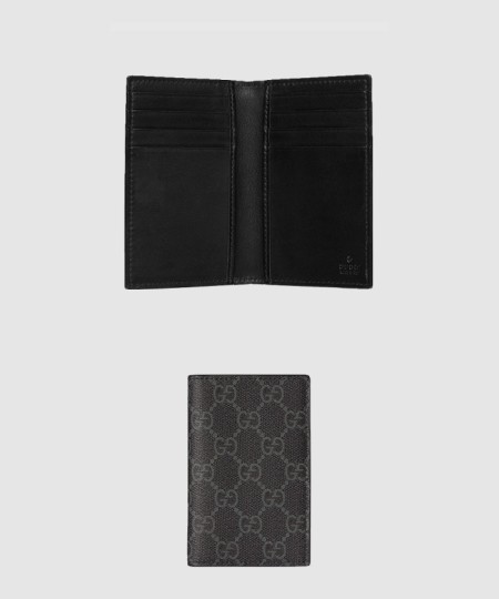 [GUCCI-구찌]GG 엠블럼 바이폴드 카드 케이스 821209