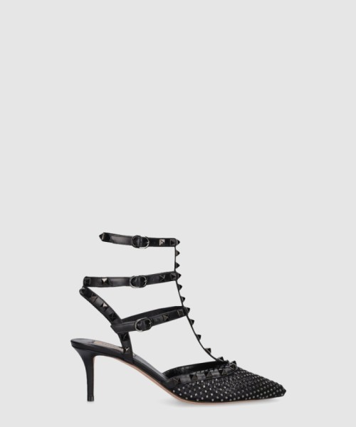 [VALENTINO-발렌티노]락스터드 메시 힐