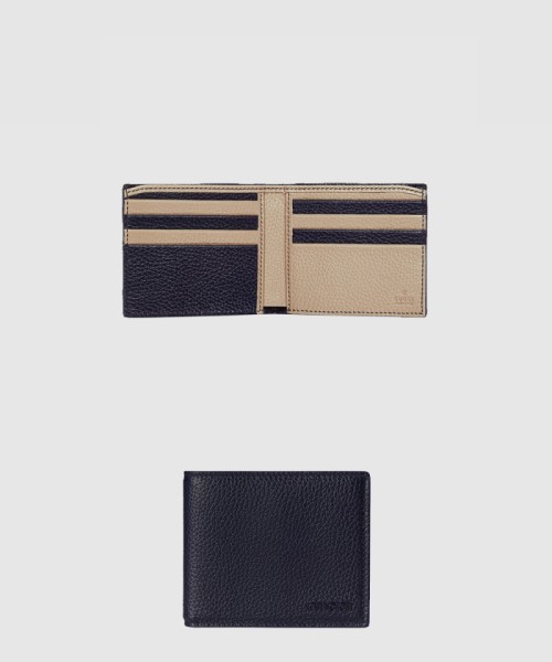 [GUCCI-구찌]내부 투톤 플랩 지갑 로고 지갑 817019